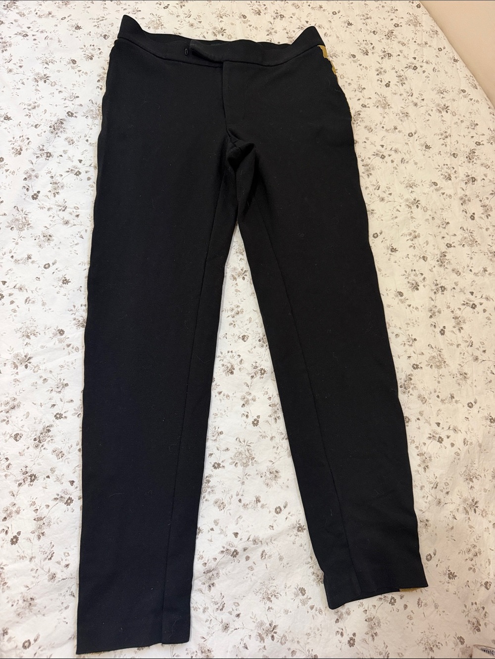 Lauren Ralph Lauren Solid Black Ponte Leggings